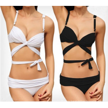 2015 Good Quality Sexy Pure Color Triangle Swimsuits